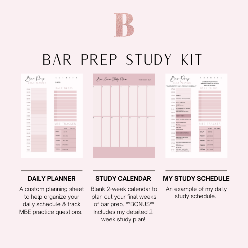 Uniform Bar Exam Study Kit Bikiniis And Belliniis